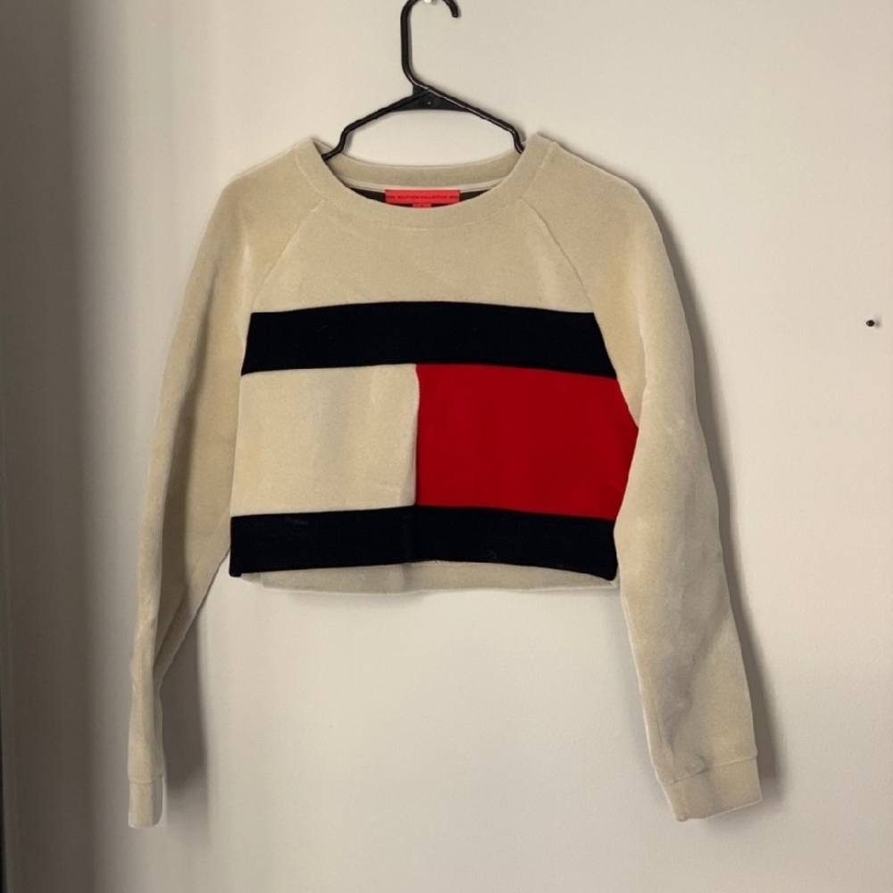 Hilfiger Collection Color Block Top - Cream